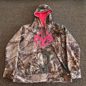 Vintage real tree hoodie